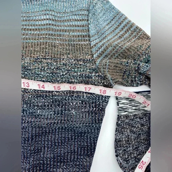 NWT Missoni Gradient Wool Thick Knit Multicolor Sweater Luxury Size M - Picture 11 of 13